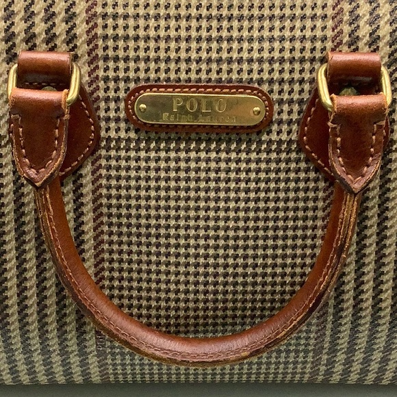 Ralph Lauren- RL stripes leather Boston - Picture 14 of 16